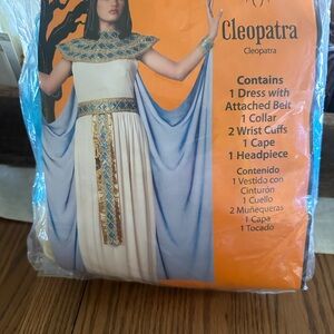 Cleopatra Costume - White and Blue